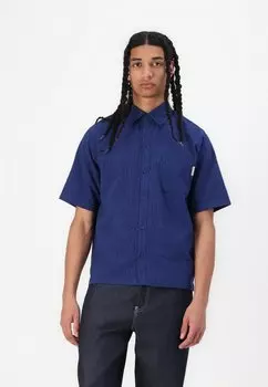 Рубашка FACEMELTER Cleptomanicx, темно-синий