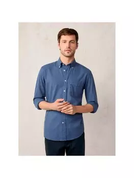 Рубашка Faconnable Hemd, цвет Denim
