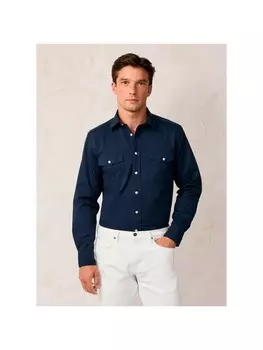 Рубашка Faconnable Hemd, цвет Marine