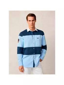 Рубашка Faconnable Hemd, синий