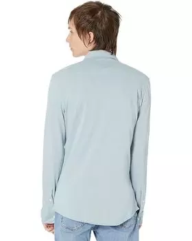 Рубашка Faherty Knit Seasons Shirt, цвет Blue Cove