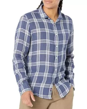 Рубашка Faherty Linen Laguna, цвет Jetty Plaid