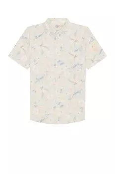 Рубашка Faherty Short Sleeve Breeze, цвет Sky Coast Floral