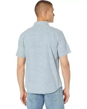 Рубашка Faherty Short Sleeve Stretch Playa Shirt, цвет Fish Scale Redux