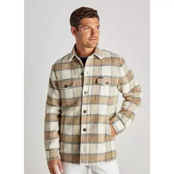 Рубашка Faonnable Checked, бежевый