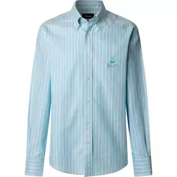 Рубашка Faonnable Cl Bd Bi Past Reg Stp, зеленый