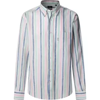 Рубашка Faonnable Cl Bd Lin Pbold Stp, разноцветный
