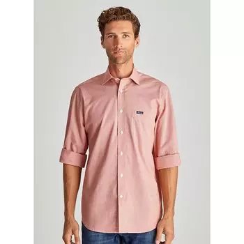 Рубашка Faonnable Cl Spr Micro Gingham, бежевый