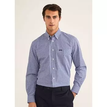 Рубашка Faonnable Clb Bd Basic Gnghm, синий