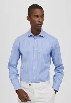 Рубашка Faonnable, цвет factory blue