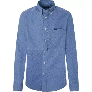 Рубашка Faonnable Flow Print, синий