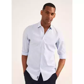 Рубашка Faonnable Microstr Voyage, синий