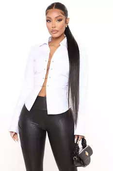 Рубашка Fashion Nova 11780SK, белый