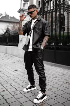 Рубашка Fashion Nova FNMH1214, черный