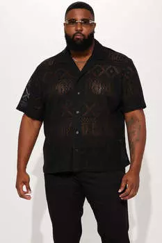 Рубашка Fashion Nova FNMH1244, черный