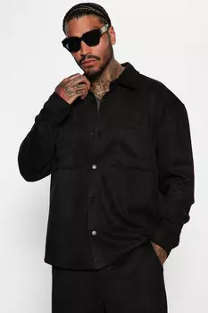 Рубашка Fashion Nova FNMN412, черный