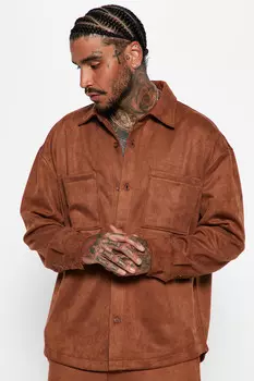 Рубашка Fashion Nova FNMN412, кэмел