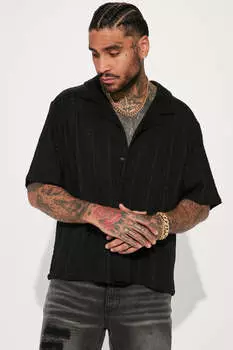 Рубашка Fashion Nova FNMN495, черный