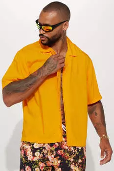 Рубашка Fashion Nova FNMN527, оранжевый