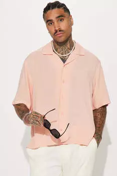 Рубашка Fashion Nova FNMN527, розовый