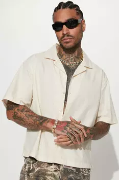 Рубашка Fashion Nova FNMN528, белый