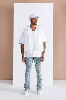 Рубашка Fashion Nova FNMN528, белый