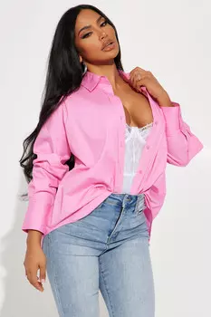 Рубашка Fashion Nova IT10773, розовый