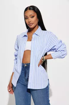 Рубашка Fashion Nova IT92375, синий
