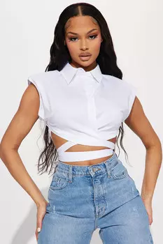 Рубашка Fashion Nova T40007C, белый