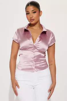 Рубашка Fashion Nova T50732C, лиловый