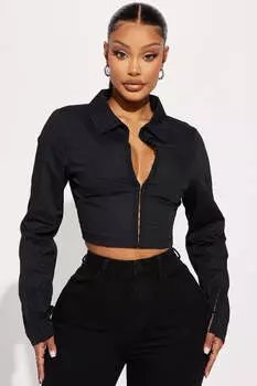 Рубашка Fashion Nova T50744C, черный