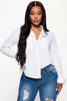 Рубашка Fashion Nova TGI1195, белый