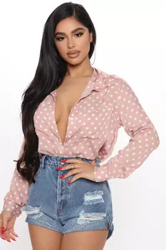 Рубашка Fashion Nova TGI1195AV, розовый