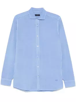 Рубашка Fay из хлопкового джерси, синий