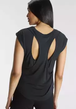 Рубашка FAYN SPORTS Yoga & Relax с вырезами, борцовка сзади, синий