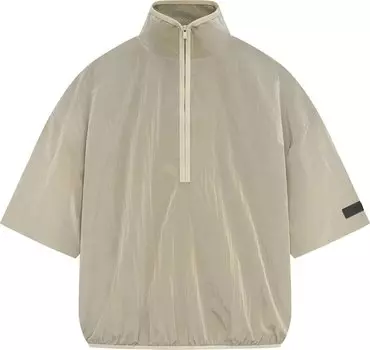 Рубашка Fear of God Essentials Crinkle Nylon Half Zip Short-Sleeve 'Garden Yellow', желтый