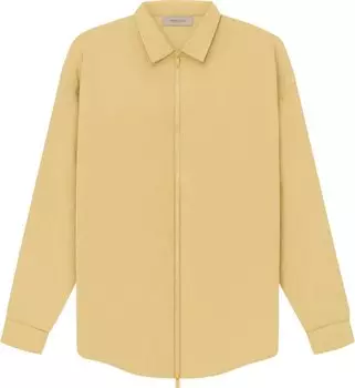 Рубашка Fear of God Essentials Filled Nylon Shirt Jacket 'Light Tuscan', желтый