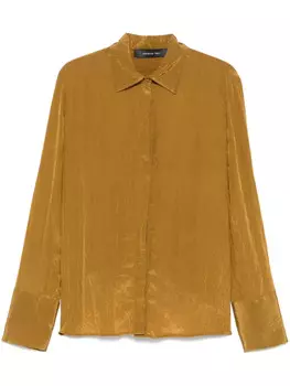 Рубашка Federica Tosi с жатым узором, желтый