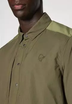 Рубашка Femund Light Shirt Norrna, оливковый