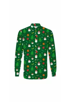 Рубашка FESTIVITY OppoSuits, зеленый