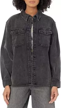 Рубашка Фиби AllSaints, цвет Washed Black