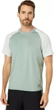 Рубашка Fila Color-Blocked Crew, цвет Silver Gray/Gray