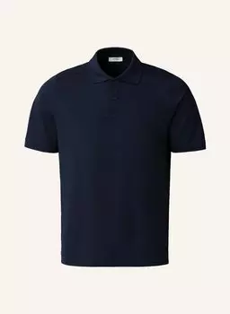 Рубашка filo di scozia из хлопкового пике стандартного кроя Eton, синий