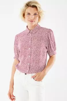 Рубашка - Фиолетовый - Классический крой MEXX