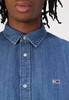 Рубашка FIT SHIRT MID Tommy Jeans, синий деним