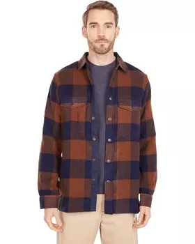 Рубашка Fjllrven Canada, цвет Chestnut/Dark Navy
