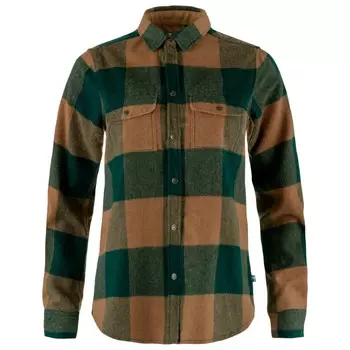 Рубашка Fjllrven Canada Shirt L/S, цвет Deep Patina/Buckwheat Brown
