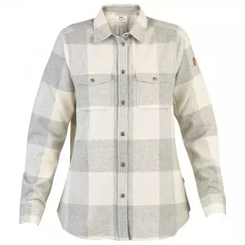Рубашка Fjllrven Canada Shirt L/S, цвет Fog/Chalk White