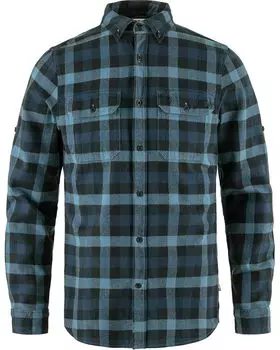 Рубашка Fjllrven Skog Shirt, цвет Indigo Blue/Dark Navy