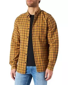 Рубашка Fjllrven vik Flannel, цвет Buckwheat Brown/Dark Navy